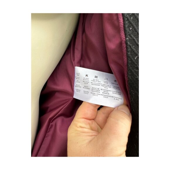 Vtg Esprit Belt Back Pea Coat Military Style Collared Sz 6 - Picture 16 of 16